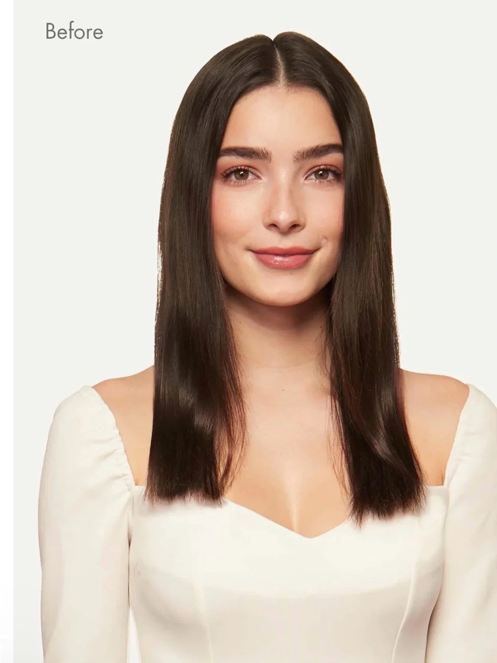 NEW & UNUSED LUXY Hair Seamless Clip-In Extensions — Medium Natural Brown